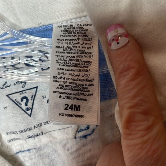 Guess Lightweight Boy’s Denim Jacket. Size 24 Months. - Picture 9 of 10